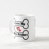 Ik hou van mijn Blue Heeler Koffiemok (Voorkant links)