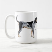 Ik hou van mijn Bluetick Coonhound Koffiemok (Links)