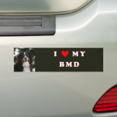 Ik hou van mijn BMD Bumpersticker (Op auto)