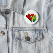 Ik hou van mijn boedgerigar ronde button 5,7 cm (In situ)