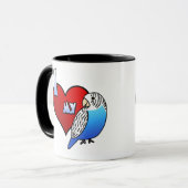 Ik hou van mijn boedgie mok (Voorkant links)