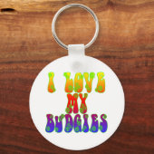 Ik hou van mijn boedgies sleutelhanger (Voorkant)