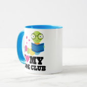 Ik hou van mijn boek club lezen Mok (Voorkant links)