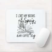 Ik hou van mijn boeken en mijn koffie met Hallowee Muismat (Met muis)