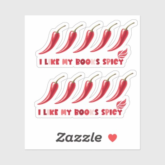 Ik hou van mijn boeken pittig boek rating design sticker (Vel)