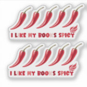 Ik hou van mijn boeken pittig boek rating design sticker (Voorkant)