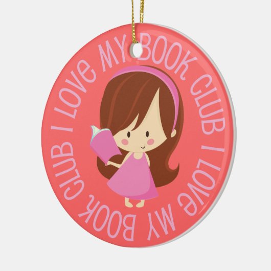 Ik hou van mijn boekenclub en gift Ornament (Links)