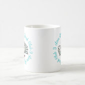 Ik hou van mijn boekenclub koffiemok (Center)