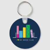 Ik hou van mijn boekenclub sleutelhanger (Voorkant)