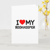 Ik hou van mijn boekhouder kaart (Gele Bloem)