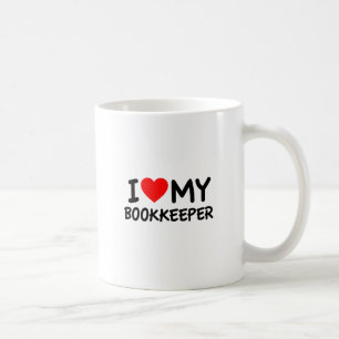 Ik hou van mijn boekhouder koffiemok