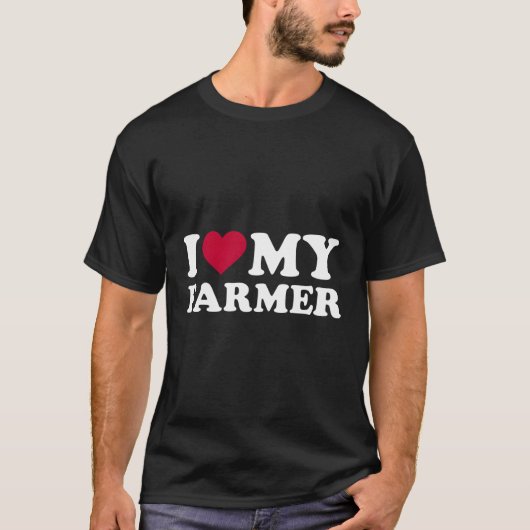 Ik hou van mijn boer t-shirt (Voorkant)