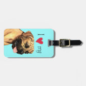Ik hou van mijn Boerboel Bagagelabel (Voorkant horizontaal)