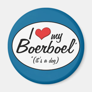 Ik hou van mijn Boerboel (het is een hond) Magneet