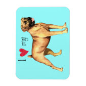 Ik hou van mijn Boerboel Magneet (Verticaal)