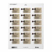 Ik hou van mijn bokser - hondenbot etiket (Full Sheet)