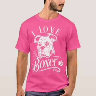 Ik hou van mijn bokser Shirt en puppy liefhebbers