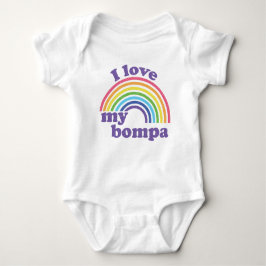 Ik hou van mijn Bompa - Cute Rainbow Romper