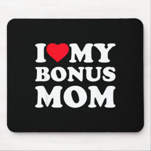 Ik hou van mijn bonus mama ik hart familie oma muismat