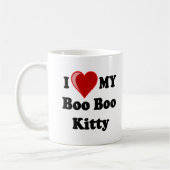 Ik hou van mijn Boo Boo Kitty Cat Koffiemok (Links)