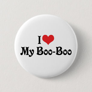 Ik hou van mijn Boo Boo Ronde Button 5,7 Cm