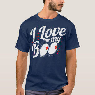 Ik hou van mijn Boo Costume voor Halloween T-shirt