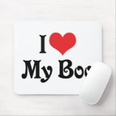 Ik hou van mijn Boo Muismat (Met muis)