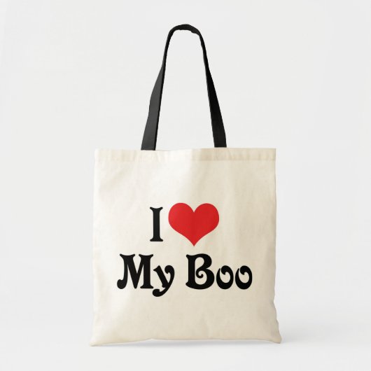 Ik hou van mijn Boo Tote Bag (Voorkant)