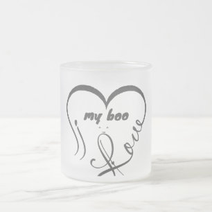 Ik hou van mijn Boo • Voor altijd en altijd ^_^ Matglas Koffiemok