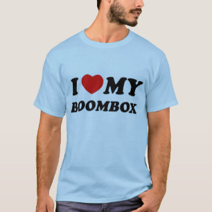 Ik hou van mijn boombox t-shirt
