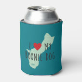 Ik hou van mijn Boonie hond Blikjeskoeler (Blikje Voorkant)
