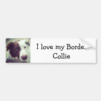 Ik hou van mijn Border Collie Bumpersticker