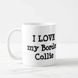 Ik hou van mijn Border Collie Mok