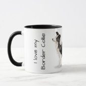 Ik hou van mijn Border Collie Mok (Links)