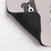 Ik hou van mijn Border Collie muismat (Hoek)