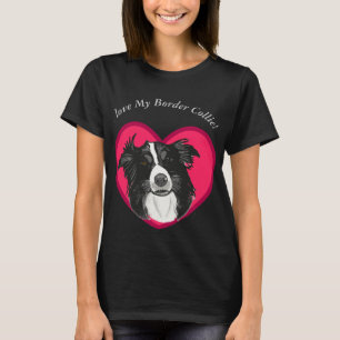 Ik hou van mijn border Collie T-shirt