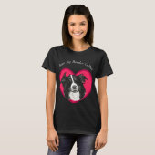 Ik hou van mijn border Collie T-shirt (Voorkant volledig)
