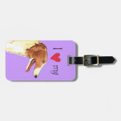 Ik hou van mijn Borzoi Bagagelabel (Voorkant horizontaal)