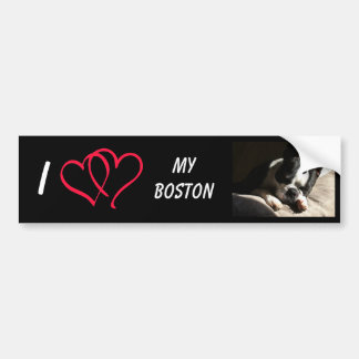 Ik hou van mijn Boston Bumpersticker