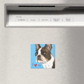 Ik hou van mijn Boston Terrier Magneet (Insitu (Vaatwasser))