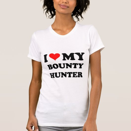 Ik hou van mijn Bounty Hunter T-shirt (Voorkant)