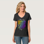 Ik hou van mijn Bourbon rechte LGBT Pride Gay Lesb T-shirt (Voorkant volledig)