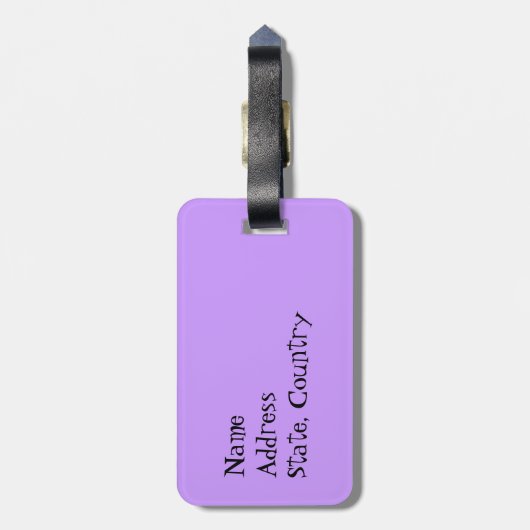 Ik hou van mijn Bouvier Bagagelabel (Achterkant verticaal)