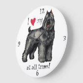 Ik hou van mijn Bouvier Grote Klok (Hoek)