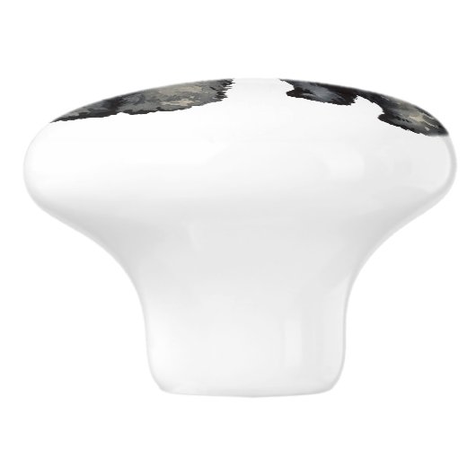 Ik hou van mijn Bouvier Keramische Knop (Zijkant)