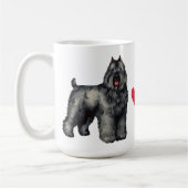 Ik hou van mijn Bouvier Koffiemok (Links)