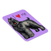 Ik hou van mijn Bouvier Magneet (Rechterzijde)