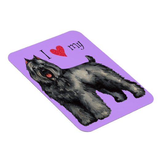 Ik hou van mijn Bouvier Magneet (Rechterzijde)