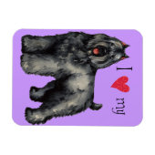 Ik hou van mijn Bouvier Magneet (Horizontaal)