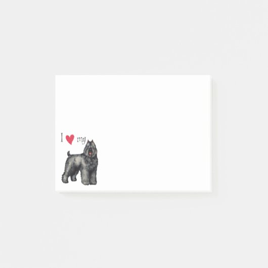 Ik hou van mijn Bouvier Post-it® Notes (Voorkant)